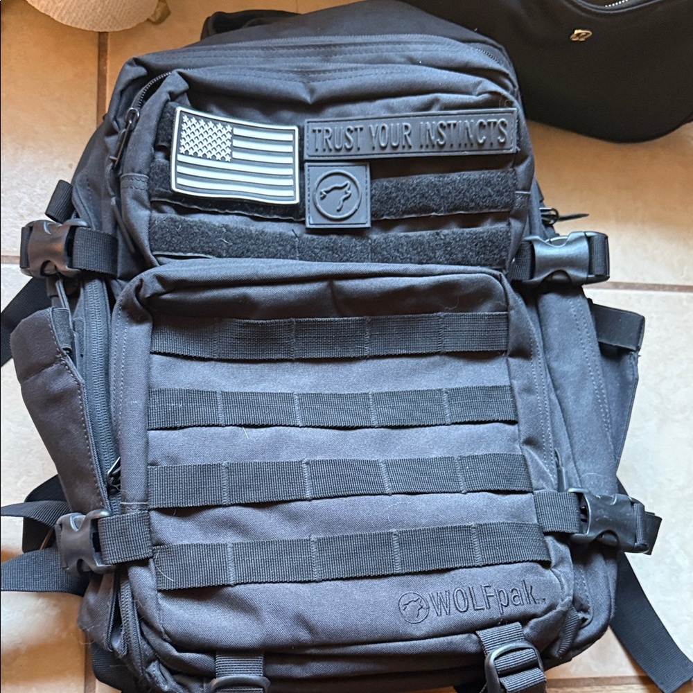 WOLFPAK BLACK Tactical Backpack - image 1
